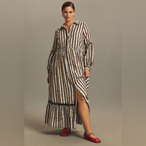 Anthropologie Dresses & Skirts - Anthropologie Printed Buttondown Shirt Dress